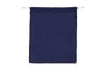 Reusable food bag OEKO-TEX® cotton 40x45cm Dark blue