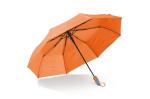 Foldable 22” umbrella auto open Orange