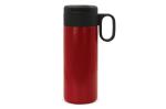 Isolierbecher Flow mit Griff 400ml Rot