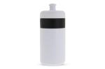 Sports bottle with edge 500ml White/black