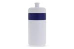 Sports bottle with edge 500ml White/blue