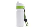 Sports bottle with edge and cord 750ml Frog/white