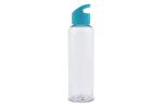 Water bottle Loop transparent R-PET 600ml Transparent turquoise