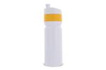 Sports bottle with edge 750ml White/yellow