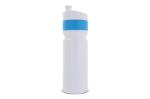 Sports bottle with edge 750ml, lightblue Lightblue, offwhite