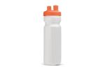 Sportflasche mit Zerstäuber 750ml Orange/weiß