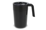 Double walled coffee mug 400ml Black