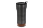 Double walled tumbler cork base 480ml Anthracite