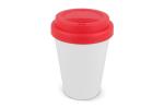 RPP Kaffeetasse Weißer Körper 250ml Weiß/rot