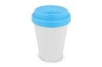 RPP Coffee Cup White body 250ml, lightblue Lightblue, offwhite