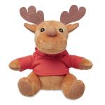 RUDOLPH Plush reindeer with hoodie Red