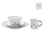 ERAMIK 4 piece ceramic place setting White