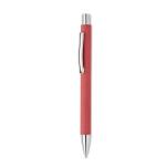 OLYMPIA Recycled paper push ball pen Red