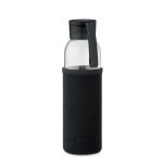 EBOR Flasche recyceltes Glas 500 ml Schwarz