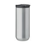 REDU Double wall bottle 330 ml Flat silver