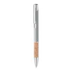 VERIA Push button aluminium pen Flat silver