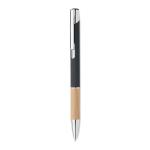 SPARTA Push button aluminium pen Black