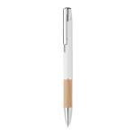 SPARTA Push button aluminium pen White