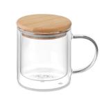 FARBI Double wall borosilicate mug Transparent