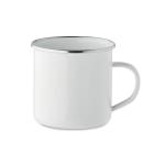 PLATEADO L Enamel sublimation mug 500ml White