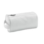 BAI COSMETIC Soft PU cosmetic bag and zipper White