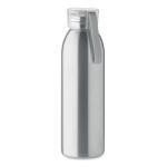 BIRA Stainless steel bottle 650ml Flat silver