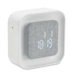 LUCE Recycled ABS/RPET alarm clock White