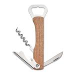 WOOL 3 in 1 bamboo bottle opener Timber