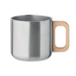 ACERO Double wall mug 350 ml Flat silver