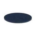 FELTSTER Round coaster in RPET felt Aztec blue