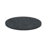 FELTSTER Round coaster in RPET felt Stone