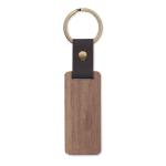 NAWKEY Key ring in walnut and PU Timber