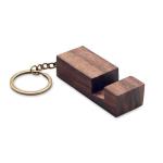 CODE Key ring with phone stand Timber