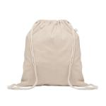 CABETRI Recycled cotton drawstring bag Fawn