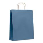 PAPER TONE L Large Gift paper bag 90 gr/m² Aztec blue