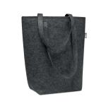 TASLO Shopping Tasche RPET-Filz Steingrau