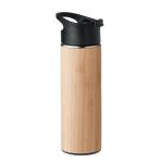 NANDA Double wall bamboo flask 450ml Timber