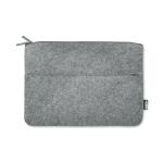 TOPLO RPET felt zipped laptop bag Convoy grey