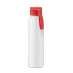 NAPIER Recycled aluminum bottle White/red