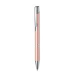 BERN RA Recycled aluminium ball pen Fawn/red