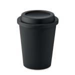 SORA Doppelwandiger Becher PP 300ml Schwarz