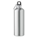 MOSS LARGE Aluminium bottle 1L Flat silver