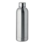 ATHENA Trinkflasche Edelstahl 500 ml Silber matt