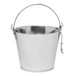 BUCKY Metal beer bucket 4L Flat silver