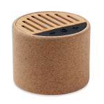 ROUND + Wireless Lautsprecher Kork Beige