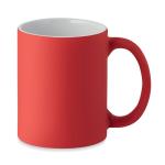 DUBLIN COLOUR Matt coloured mug 300 ml Red