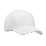 SINGA 5 panel baseball cap White