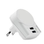 EURO USB CHARGER 2XA Skross Euro USB-Ladegerät 12W Weiß