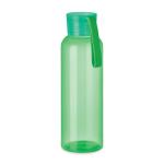 INDI Tritan bottle and hanger 500ml Transparent green