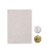 ASIDO A6 wildflower seed paper sheet White